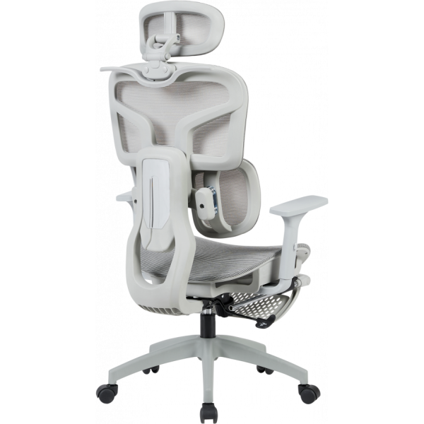 Офисное эргономичное кресло GT Racer B-341 Gray - изображение 3