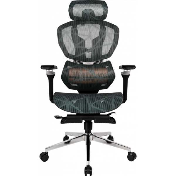 Геймерское кресло GT Racer X-7002 Black/Black/Green (Massage) - изображение 5