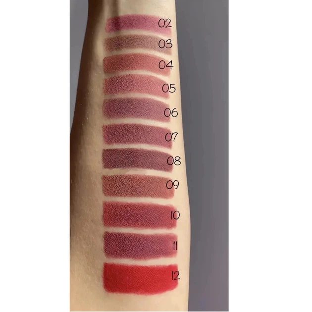 Помада-олівець для губ Velvet Waterproof Matte Bogenia BG730 №005 Кава З Льодом, 1,4 г - изображение 3