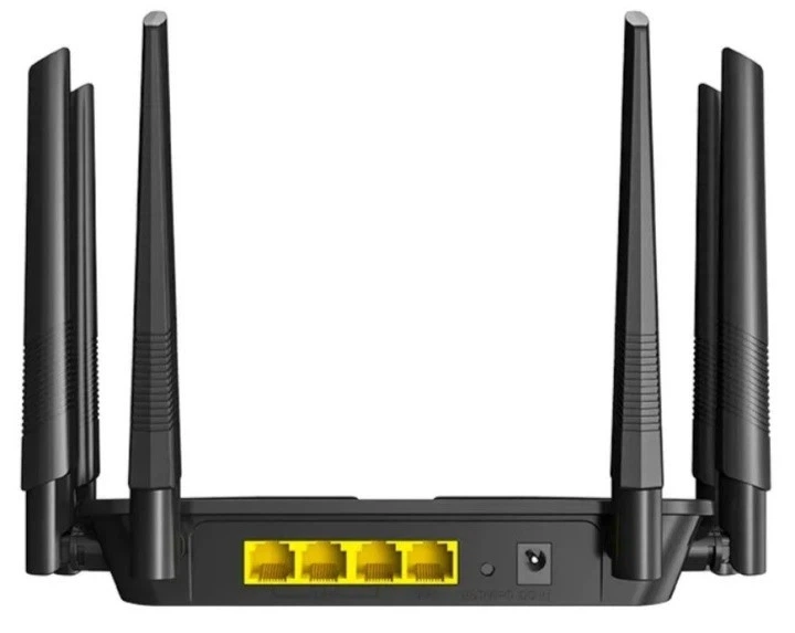 Роутер Wi-Fi LV-WR50Q мощный сигнал 6 антенн стабильная сеть для дома и работы 2.4 ГГц - изображение 2