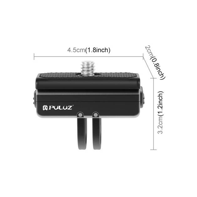 Магнитный быстросъемный крепеж Puluz PU965B 1/4" для экшн-камер Insta360, GoPro и DJI - изображение 3