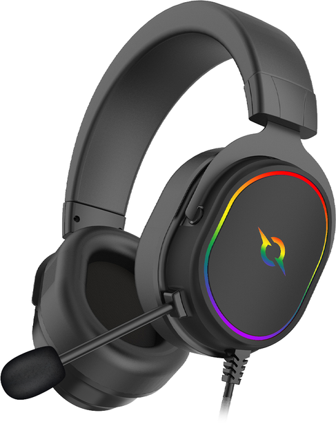 Ігрова гарнітура AQIRYS ALTAIR 7.1 RGB USB Black - Фото 4 Ігрова гарнітура AQIRYS ALTAIR 7.1 RGB USB Black - зображення 4