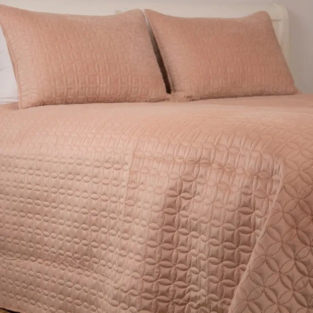 Покривало ТЕП "VELOUR" Пудра/Мозаїка, 150x210 - изображение 3