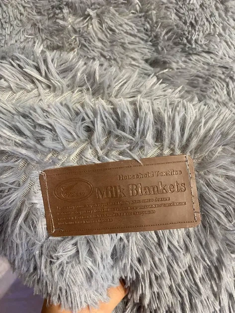 Ковдра всесезонна Grass Ведмідь плюшеве хутро з коротким ворсом 200x230 см сірий (tra35) - Фото 1 Ковдра всесезонна Grass Ведмідь плюшеве хутро з коротким ворсом 200x230 см сірий (tra35) - зображення 1