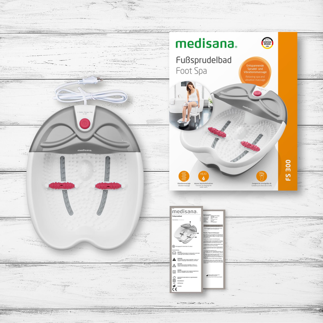 Гідромасажна ванночка для ніг Medisana FS 300 (FS 300-2879) - Фото 5 Гідромасажна ванночка для ніг Medisana FS 300 (FS 300-2879) - изображение 5