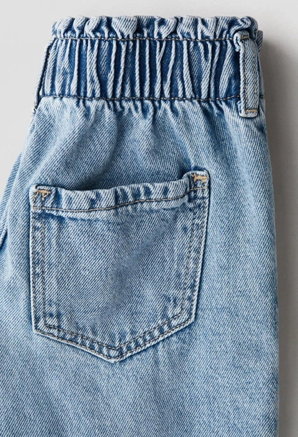 Дитячі джинси для дівчинки H&M 140 см Блакитні (26070605I) - Фото 2 Дитячі джинси для дівчинки H&M 140 см Блакитні (26070605I) - изображение 2