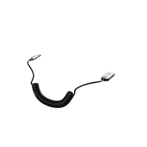 Аудиоадаптер Bluetooth Baseus BA01 USB to AUX Black CABA01-01 — ресивер для авто, магнитолы и колонок - изображение 3