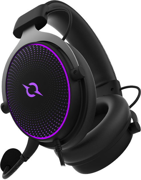 Słuchawki gamingowe AQIRYS CARINA ARGB 7.1 USB Black - obraz 14
