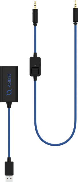 Słuchawki gamingowe AQIRYS SIRIUS PRO 7.1 USB 3.5 mm Black - obraz 15