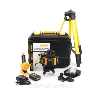 Нивелир лазерный 3D-4D DeWalt 16x360° Лазерный уровень с дистанционным управлением Нивелир аккумуляторный - изображение 10