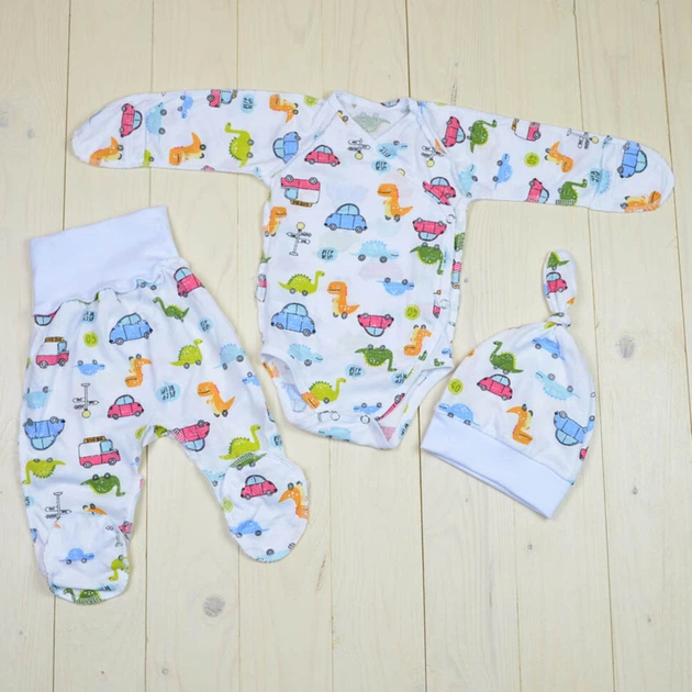 Комплект для новонародженого Kinder Comfort модель 06, розмір 56 - Фото 1 Комплект для новонародженого Kinder Comfort модель 06, розмір 56 - изображение 1