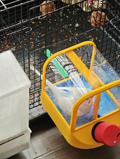 Купалка Фонтан Для Папуг Budgie Shower Spa Mini Bird Bath Fountain 15 См 3Д Друк - зображення 2