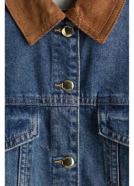 Джинсовая куртка женская H&M 271267253 S Синяя (2727000119157) - изображение 4