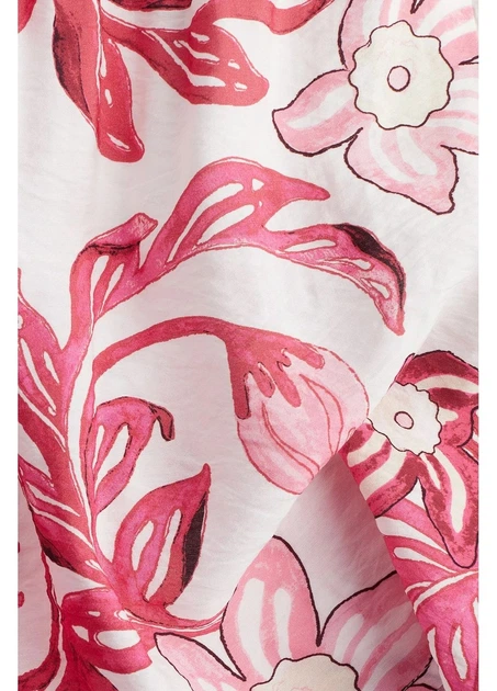 Шорты женские H&M 271249640 S Белый/Розовый (2727000132446) - изображение 2