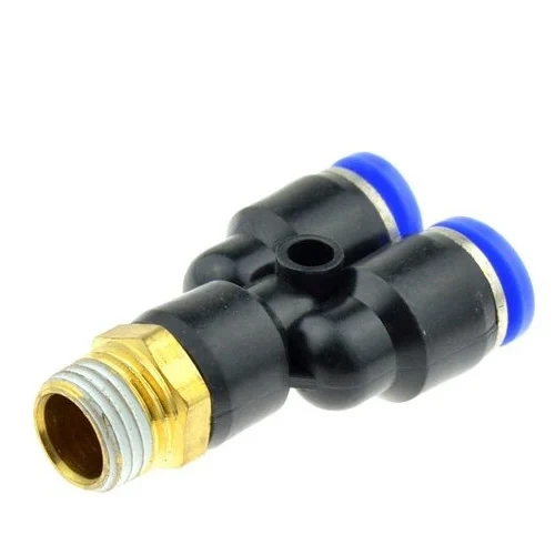 Фітинг Y-образний AIRKRAFT SPX10-04 10мм x 1/2" для шлангів PU/PR - Фото 1 Фітинг Y-образний AIRKRAFT SPX10-04 10мм x 1/2" для шлангів PU/PR - зображення 1