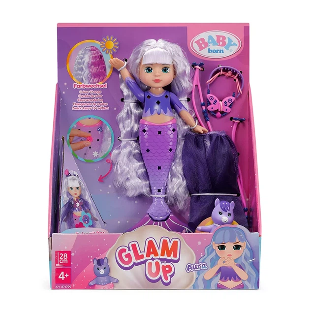 Кукла Baby Born Glam Up Русалочка Аура 28 см (871799) - изображение 5