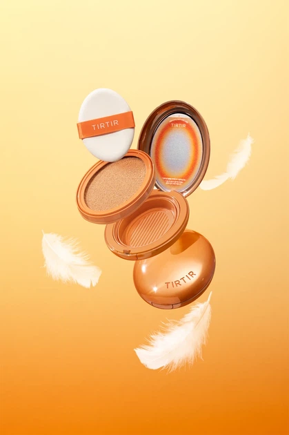Тональний кушон TIRTIR Mask Fit AI Filter Cushion SPF30 PA++ відтінок 21N Ivory 18 г для рівного тону обличчя - изображение 3