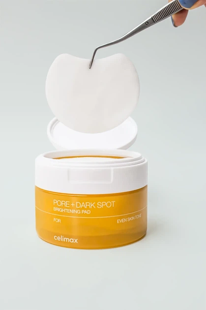 Тонер-педи для обличчя CELIMAX Pore+Dark Spot Brightening Pad 80 шт / 175 мл для освітлення шкіри та звуження пор - зображення 5
