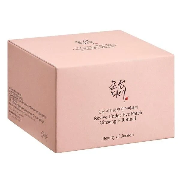 Гидрогелевые патчи под глаза BEAUTY OF JOSEON Revive Ginseng + Retinal 60 шт 100 г - изображение 3
