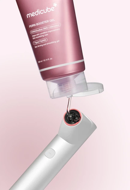 Гель-бустер для апаратного догляду MEDICUBE Age-R PDRN Booster Gel 300 мл з PDRN та пептидами - зображення 5