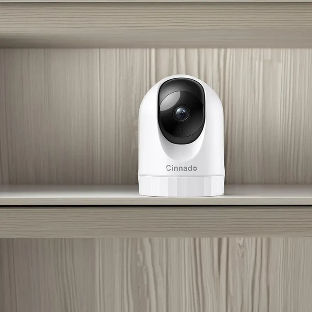 Камера видеонаблюдения Cinnado D1 Wi‑Fi IP 2K 360° для помещения с ночным видением, датчиком движения, двусторонней аудиосвязью, записью на microSD и поддержкой Alexa и Google Home - изображение 9