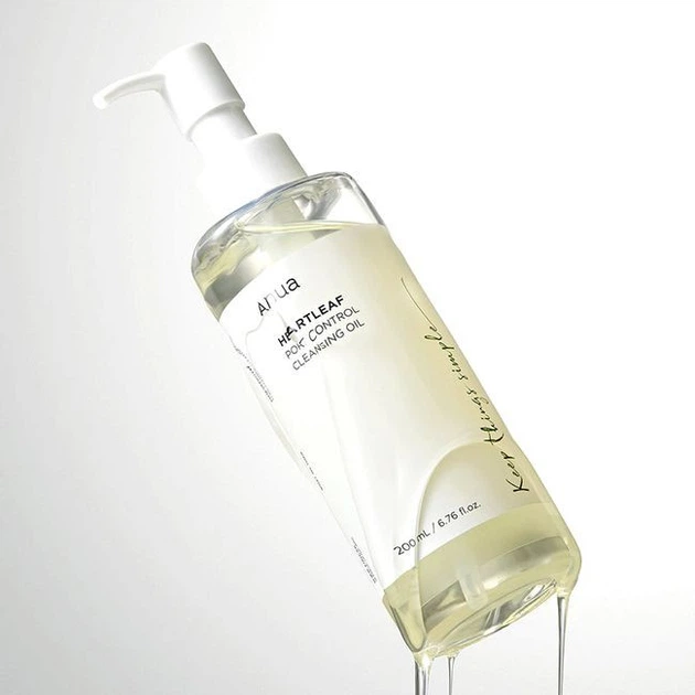 Масло для очищення ANUA Heartleaf Pore Control Cleansing Oil 200 мл — делікатне очищення та контроль пор - изображение 4