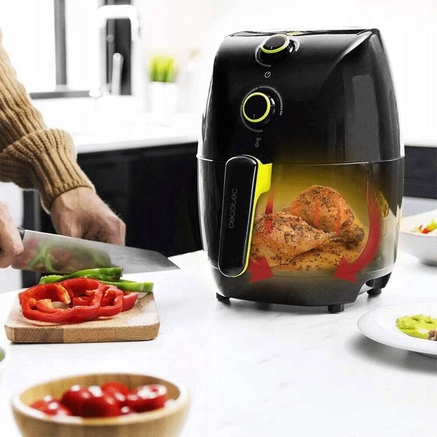 Мультипіч Cecotec Cecofry Compact Rapid Чорна (03039) - зображення 4