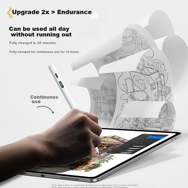 Стилус MUSTTRUE для Huawei MatePad 11.5S/Pro 12.2/Air 12 з дисплеєм та захистом від дотиків - зображення 7
