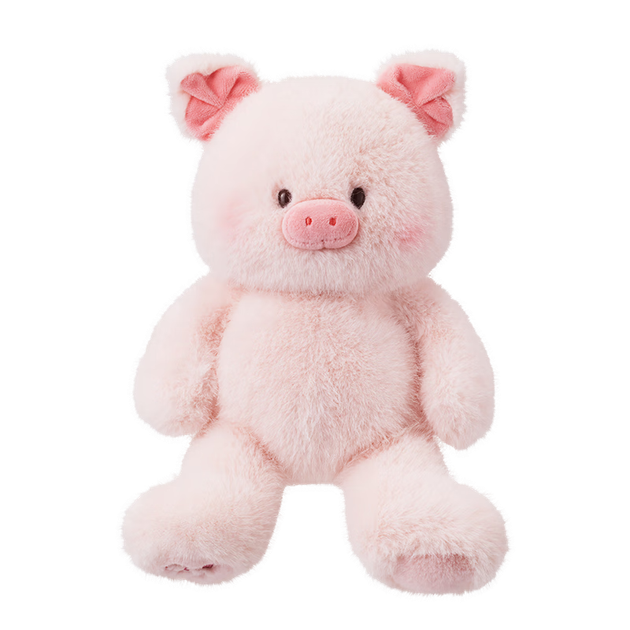 Мягкая игрушка-подушка MINISO Fuli Si Pig Series - "Хорошая девочка, правильно сидит", подарок на день рождения для девочек. - зображення 7