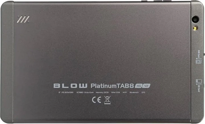 Планшет 8'' BLOW Platinum TAB8 2/32Gb 4G SIM 8 ядер Android 12 Серый (102183236) - изображение 3