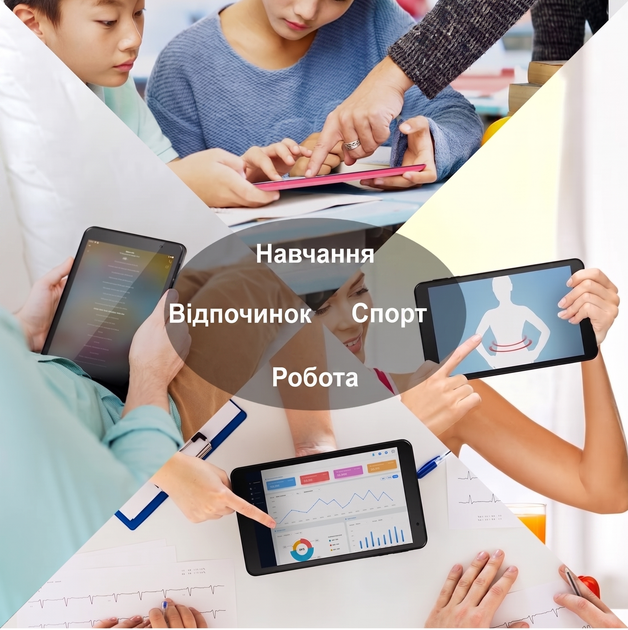 Планшет 8" Haehne 2/32Gb 4 ядра Android 12 Синий (102182199) - Б/У - изображение 5