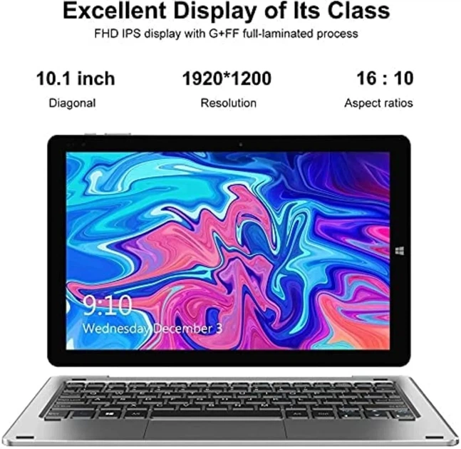 Планшет 10.1" Full HD Chuwi Hi10 X 6/128Gb 4 ядра Windows 11 Черно-серый (102169766) - Б/У - Фото 4 Планшет 10.1" Full HD Chuwi Hi10 X 6/128Gb 4 ядра Windows 11 Черно-серый (102169766) - Б/У - изображение 4