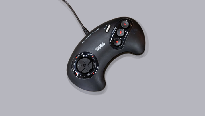 Геймпад Проводной Sega Mega Drive MK-16520 Europe Mini USB 2m Б/У - изображение 4