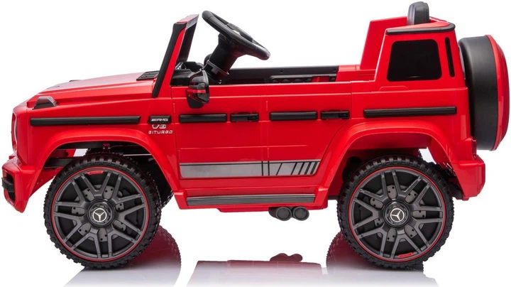 Дитячий електромобіль MERCEDES G63 12 V червоний з пультом керування Diego - зображення 3