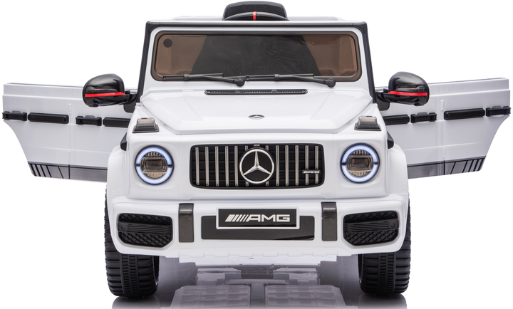 Детский электромобиль MERCEDES G63 12V белый с пультом управления Diego - Фото 2 Детский электромобиль MERCEDES G63 12V белый с пультом управления Diego - изображение 2