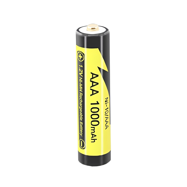Батарейка акумуляторна LiitoKala Ni-10/AAA 1000mAh 1.2V перезаряджувана батарейка ААА багаторазова для електроніки, 800+ циклів - зображення 2
