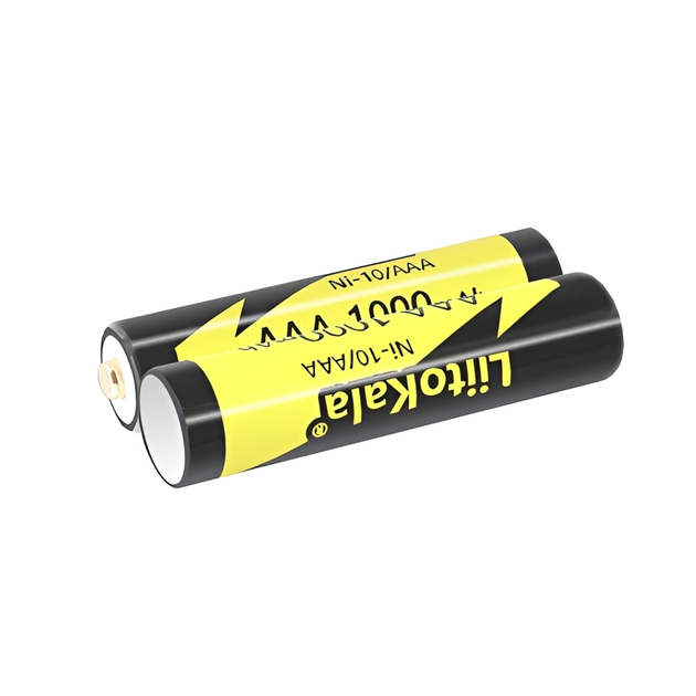 Батарейка акумуляторна LiitoKala Ni-10/AAA 1000mAh 1.2V перезаряджувана батарейка ААА багаторазова для електроніки, 800+ циклів - зображення 5