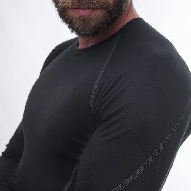 Термоблузка Merino Active LS черная мериносовая S - изображение 6