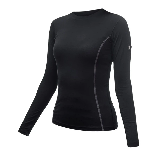 Термоблузка женская Sensor Merino Active LS черная L Мерино - Фото 1 Термоблузка женская Sensor Merino Active LS черная L Мерино - изображение 1