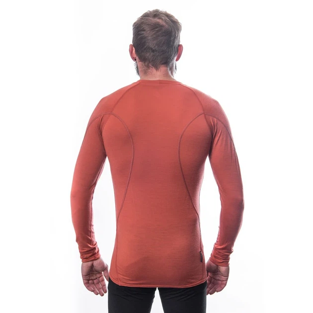 Термофутболка мужская Sensor Merino Active LS XXL терракотовая мериносовый материал - Фото 5 Термофутболка мужская Sensor Merino Active LS XXL терракотовая мериносовый материал - изображение 5