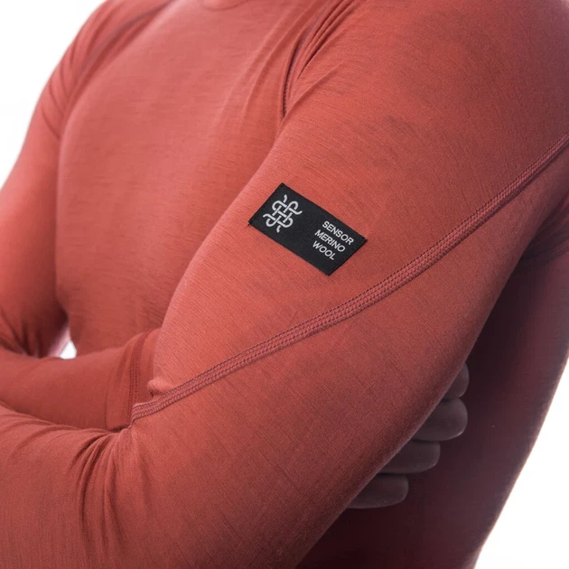 Термофутболка мужская Sensor Merino Active LS XXL терракотовая мериносовый материал - Фото 6 Термофутболка мужская Sensor Merino Active LS XXL терракотовая мериносовый материал - изображение 6