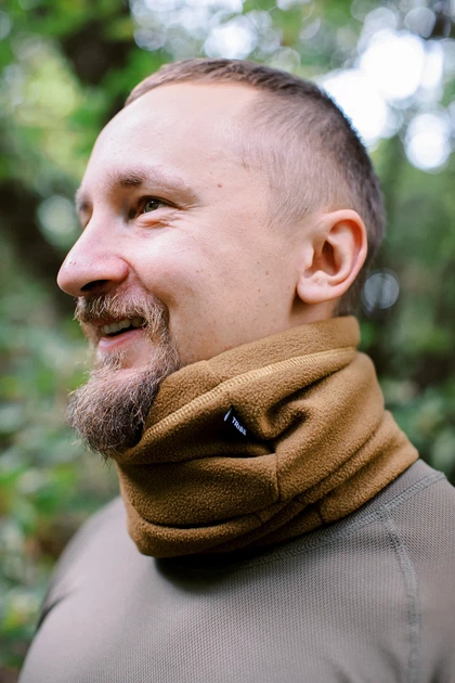 Пов'язка флісова Tribe Neck Warmer T-KF-0024 S-M Койот Зимова Спортивна - Фото 3 Пов'язка флісова Tribe Neck Warmer T-KF-0024 S-M Койот Зимова Спортивна - зображення 3