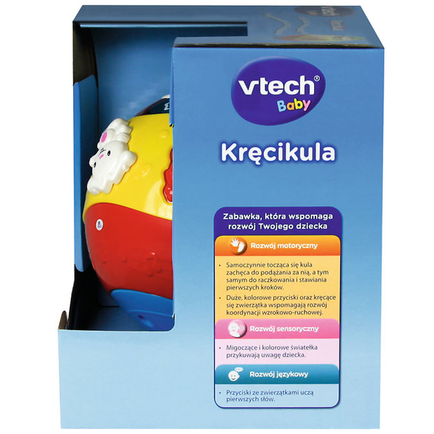 Інтерактивний м'яч Vtech Baby Cravl and Learn зі звуками та музикою (3417761849033) - зображення 2