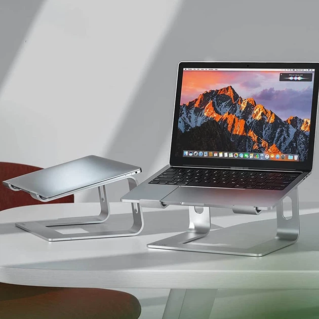 Підставка Crong AluBench для ноутбука Silver (CRG-ALUBN-SLV) - зображення 8