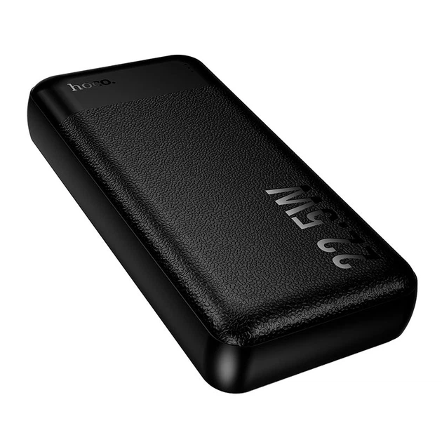 Повербанк HOCO J159A Essence, fully compatible power bank, 20000mAh, 2USB, 1Type-C, 22.5W, 3A, PD, QC, black - Фото 5 Повербанк HOCO J159A Essence, fully compatible power bank, 20000mAh, 2USB, 1Type-C, 22.5W, 3A, PD, QC, black - изображение 5
