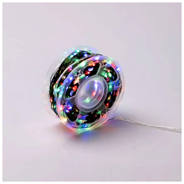 Гирлянда нить 500 LED 50 м 8 режимов для дома мультиколор зеленая HM-1299 - изображение 8