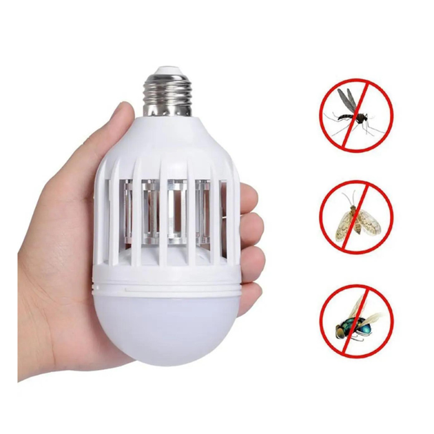 Лампа-ловушка светодиодная Zapp Light 2в1 уничтожитель насекомых с УФ-светом и электрической сеткой для дома и улицы (741903) - изображение 3