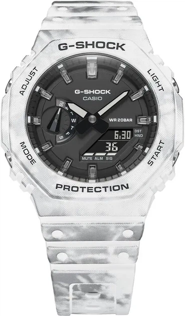 Годинник Casio GAE-2100GC-7AER G-Shock., White. Матеріал - Полікарбонат (PC) - Фото 2 Годинник Casio GAE-2100GC-7AER G-Shock., White. Матеріал - Полікарбонат (PC) - изображение 2