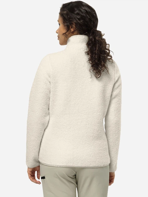 Толстовка на молнии утепленная без капюшона женская Jack Wolfskin High Curl Jacket W 1708732_A0028 XS Слоновая кость (4064886348546) - изображение 2