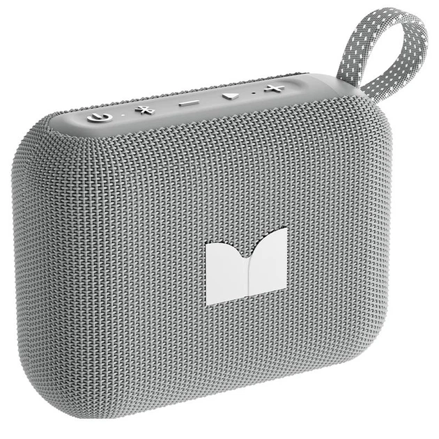 Портативна колонка Bluetooth MONSTER D135 Cube 1 (MS62113) IPX7 BT5.4 6/12W Grey - Фото 2 Портативна колонка Bluetooth MONSTER D135 Cube 1 (MS62113) IPX7 BT5.4 6/12W Grey - изображение 2